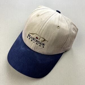Blue Rock Springs Golf Club Hat Cap Strapback Tan California Links Course PGA